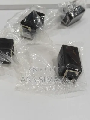 Rj45 1 by 1 Couplar Black