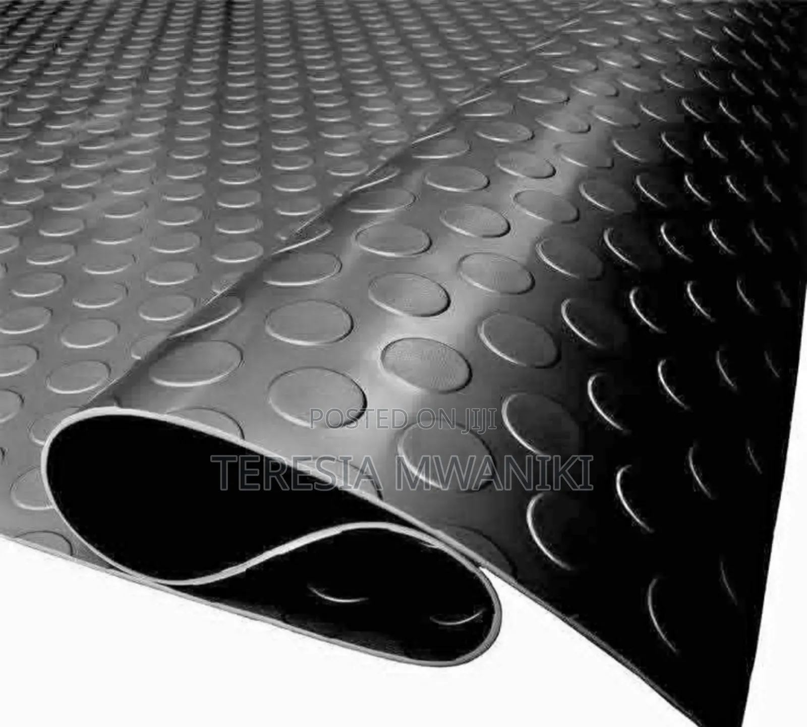 3mm Anti Slip Rubber Coin Mat.