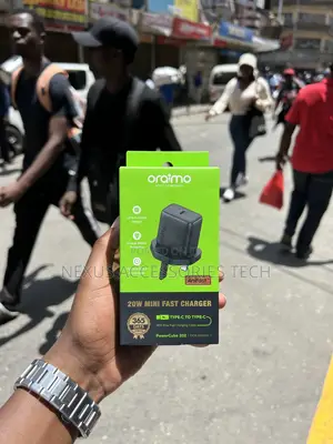 Oraimo 20w Mini Fast Charger Powercube 202 Ocw-5202–Usb-C Pd Charging