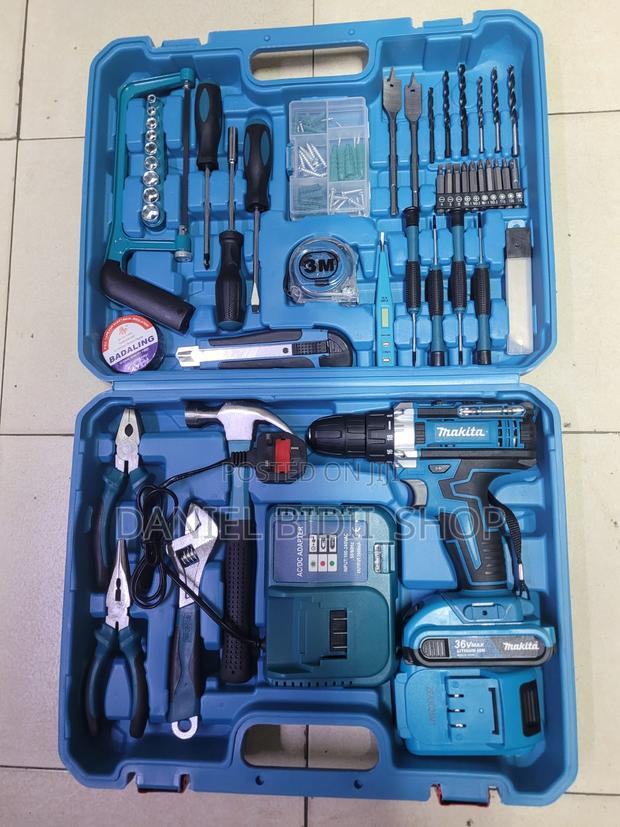 118pcs 36v Makita Drill Set