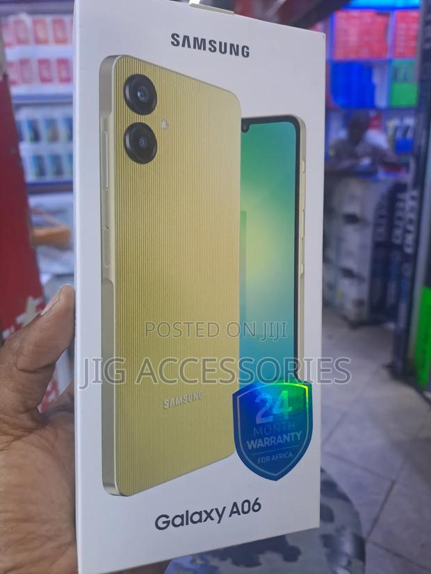 New Samsung Galaxy A06 128 GB Gold - thumbnail 2