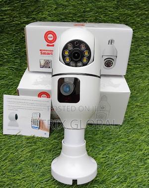 Ptz Dual Lens Bulb Camera Clear Day Night - thumbnail 2