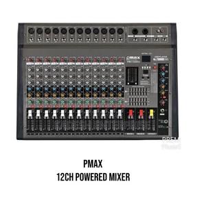 Heavy Duty 12 Channel Powered Mixer-pmax - main view