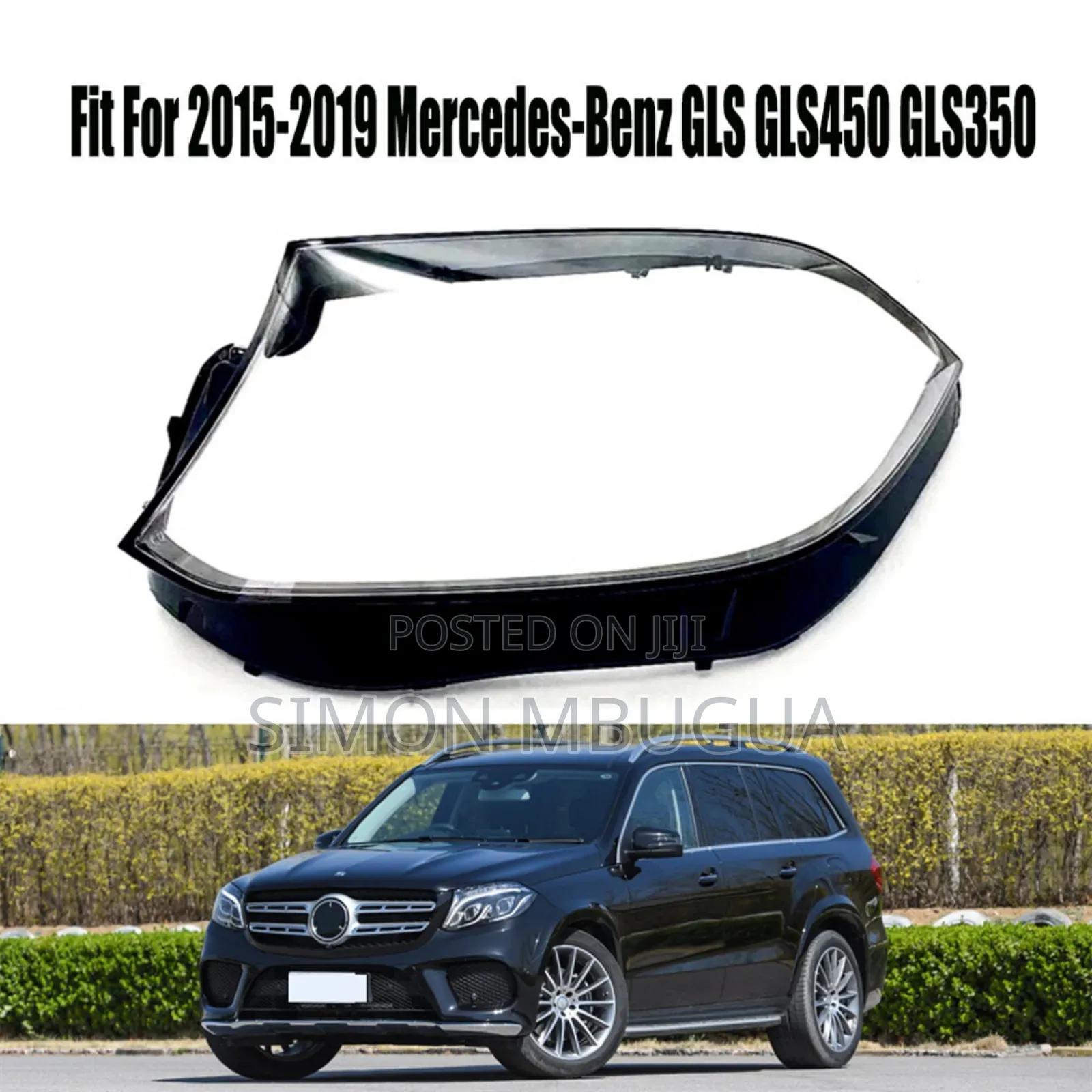 Mercedes GLS-Class Gls350,Gls450 (2015-2019) Headlight Lens
