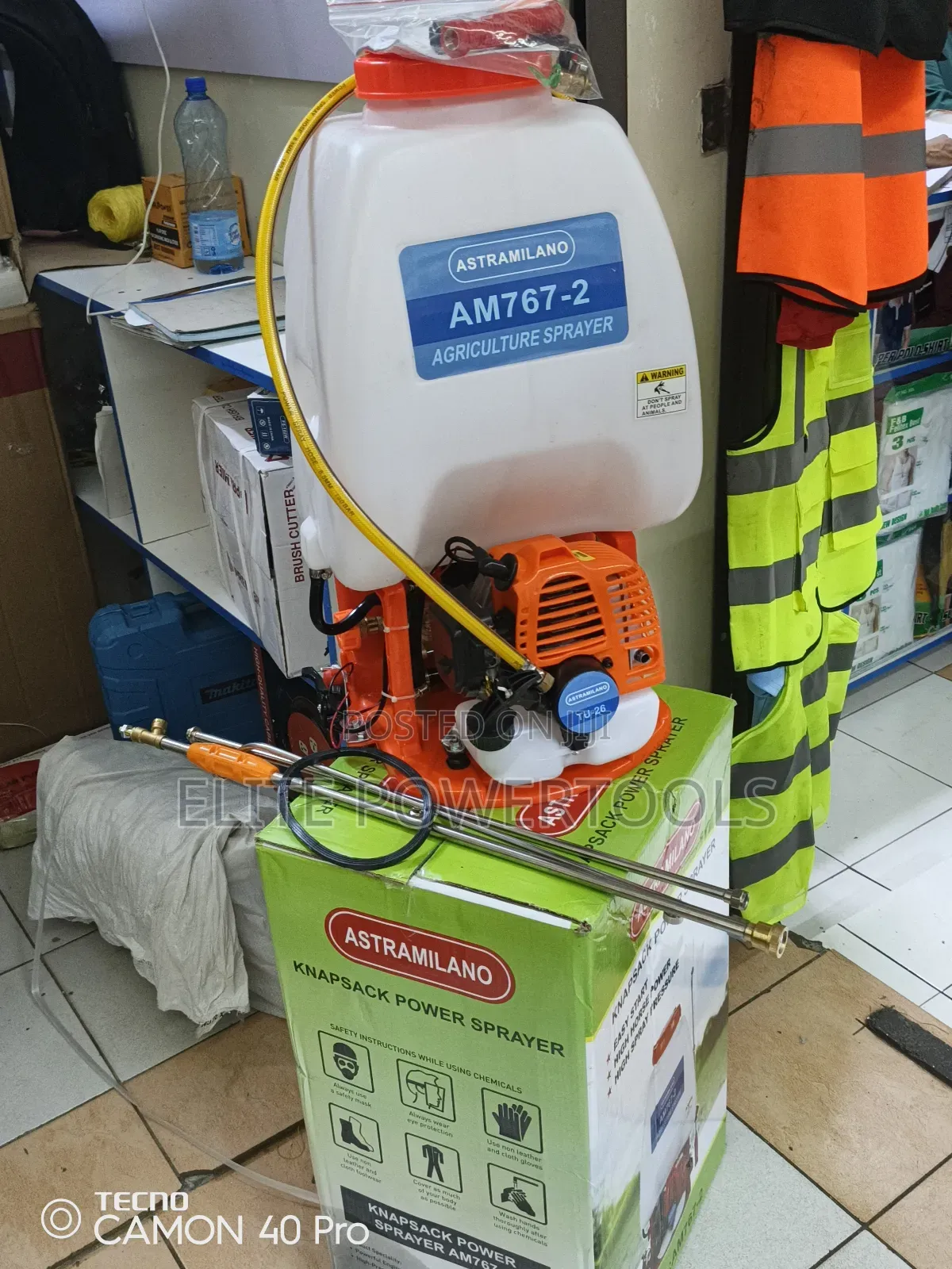 2 Stroke Astramilano Knapsack Agricultural Sprayer Sprayer