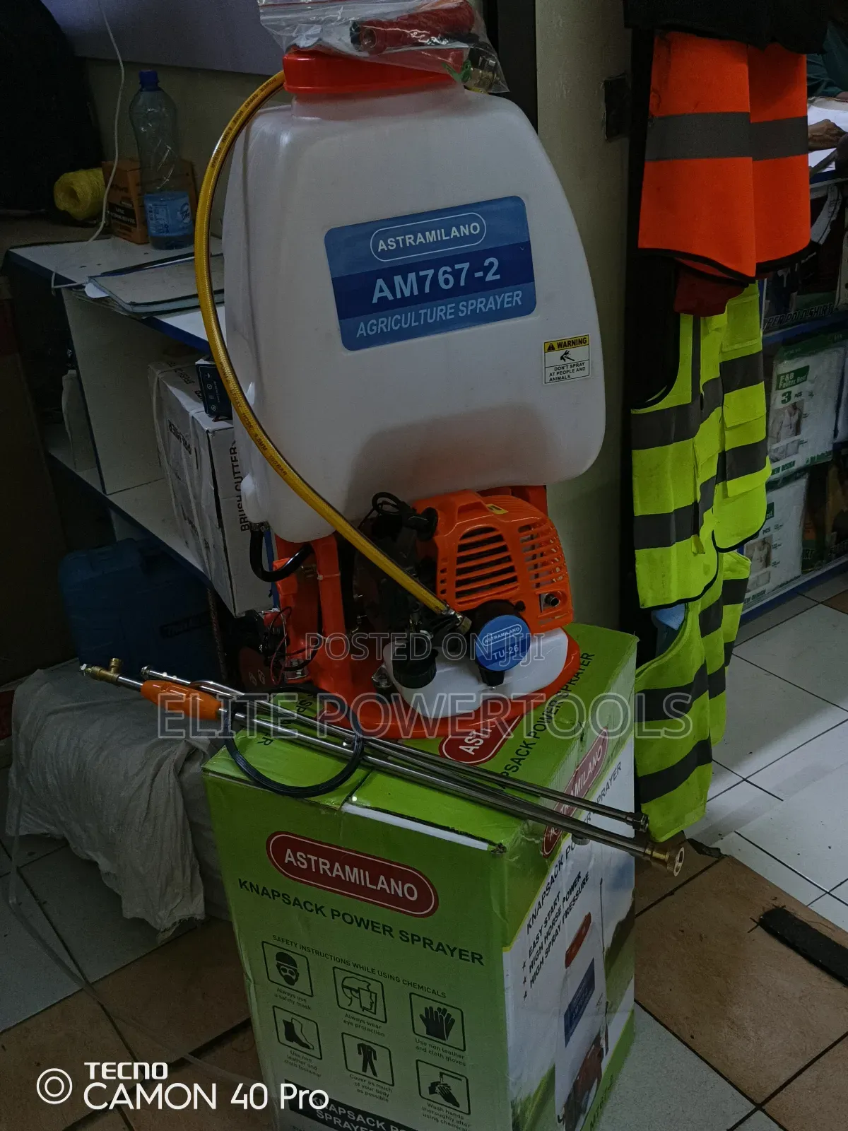 2 Stroke Astramilano Knapsack Agricultural Sprayer Sprayer