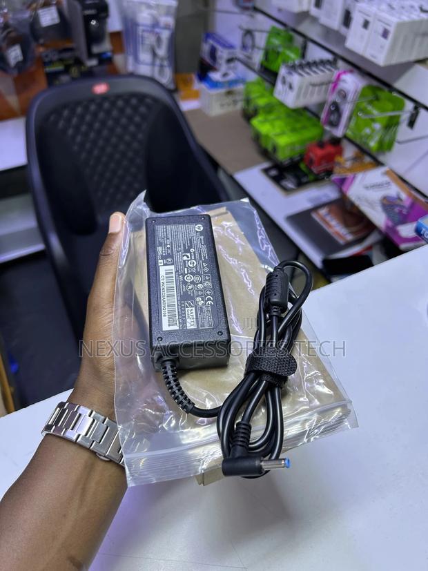 Hp 65w Blue Tip Charger – Hp Laptop Power Adapter Original - thumbnail 2
