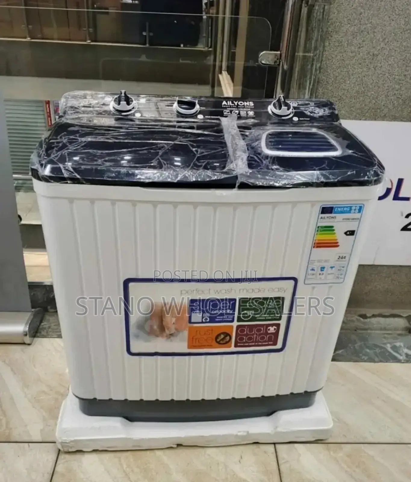 Restocked Ailyons Topload Washing Machine//8 KGS