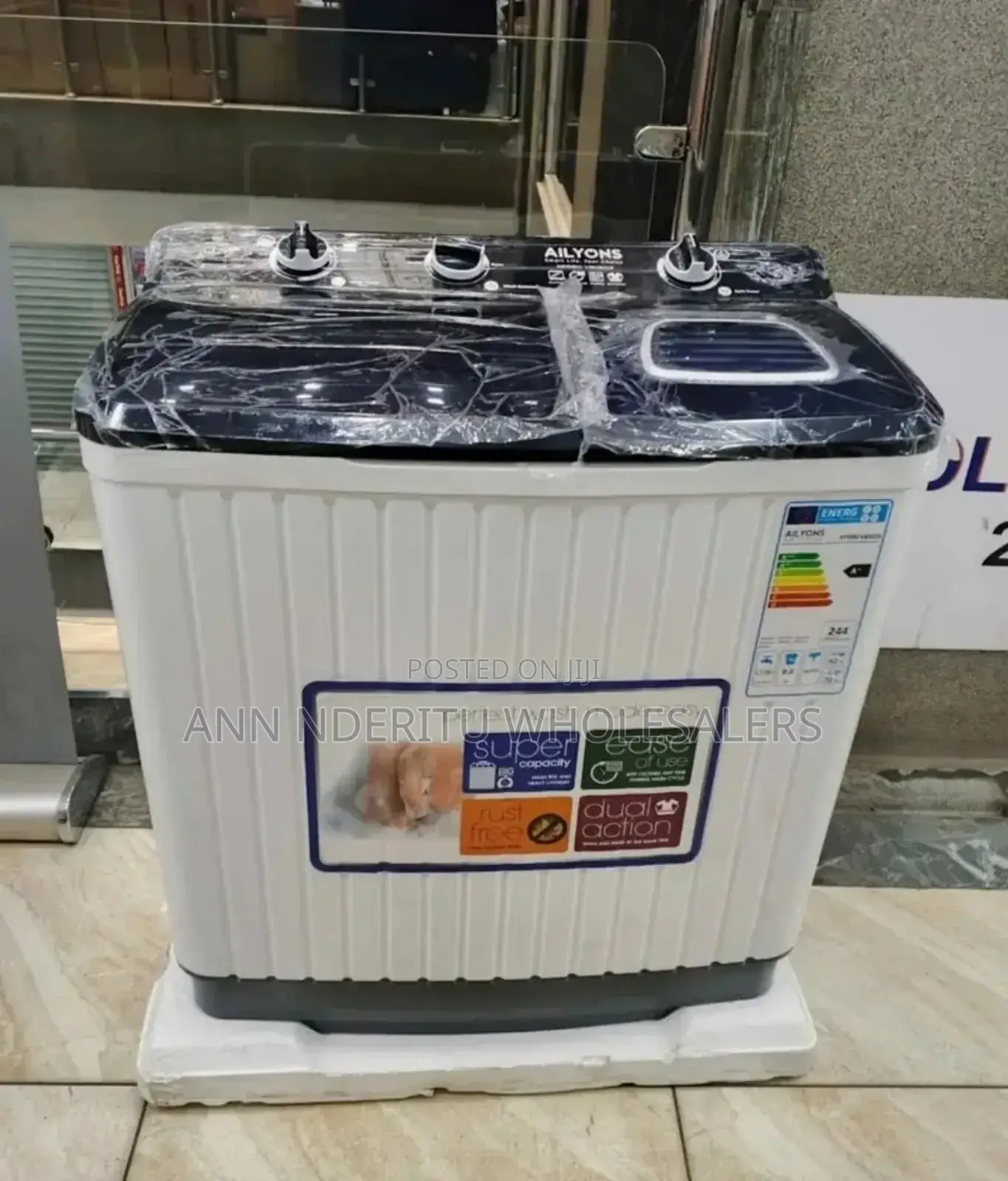 Restocked Ailyons Topload Washing Machine//8 KGS