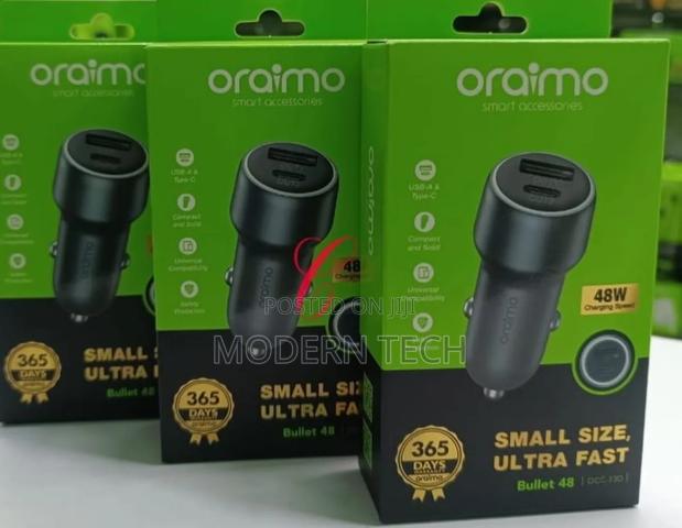 Oraimo Bullet 48 48w Car Charger - thumbnail 2
