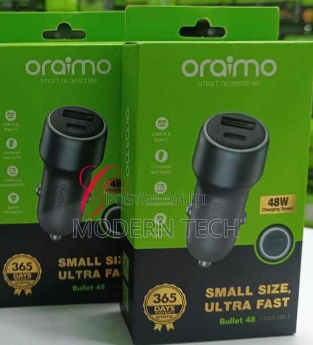 Oraimo Occ-73d 48w Compact Dual Usb Car Charger