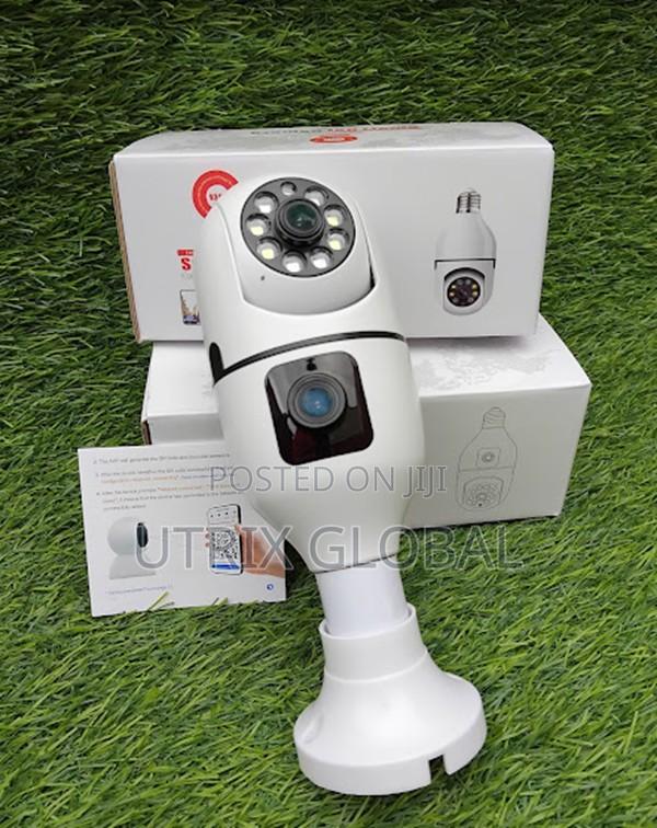 Indoor Bulb Camera Dual Lens Auto Tracking