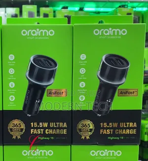 Oraimo Highway 15 15.5w Ultra Fast Car Charger