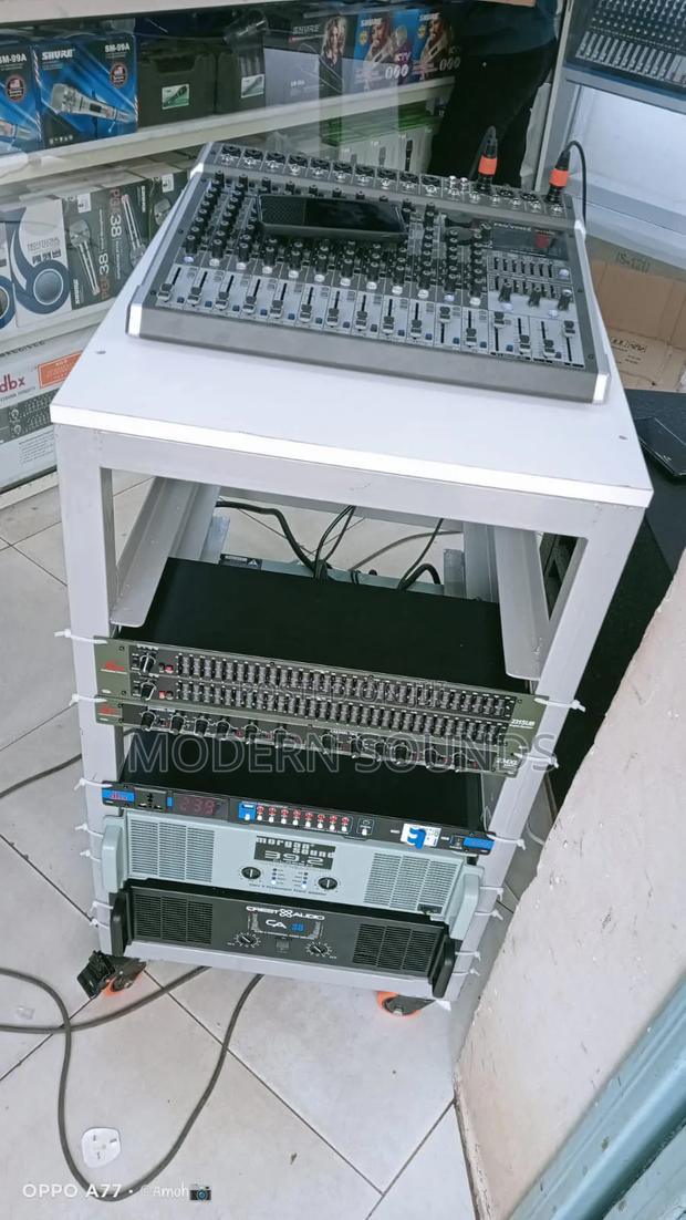 Professional Pa Audio System Rack. - main view