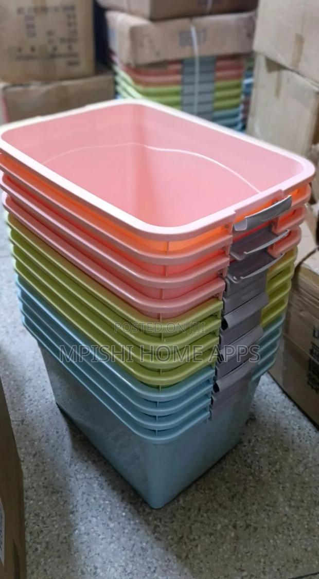 Stackable Storage Box With Wheels - thumbnail 2