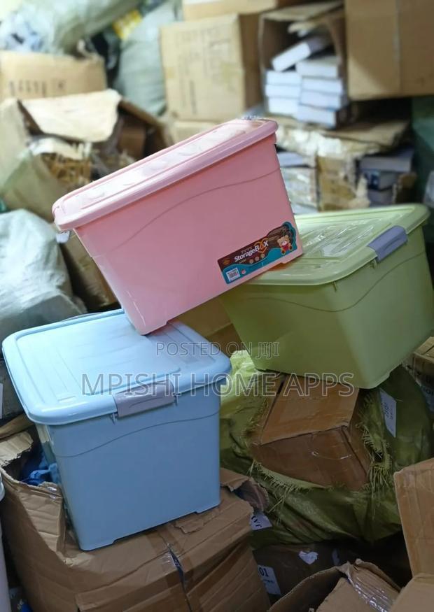 Stackable Storage Box With Wheels - thumbnail 3