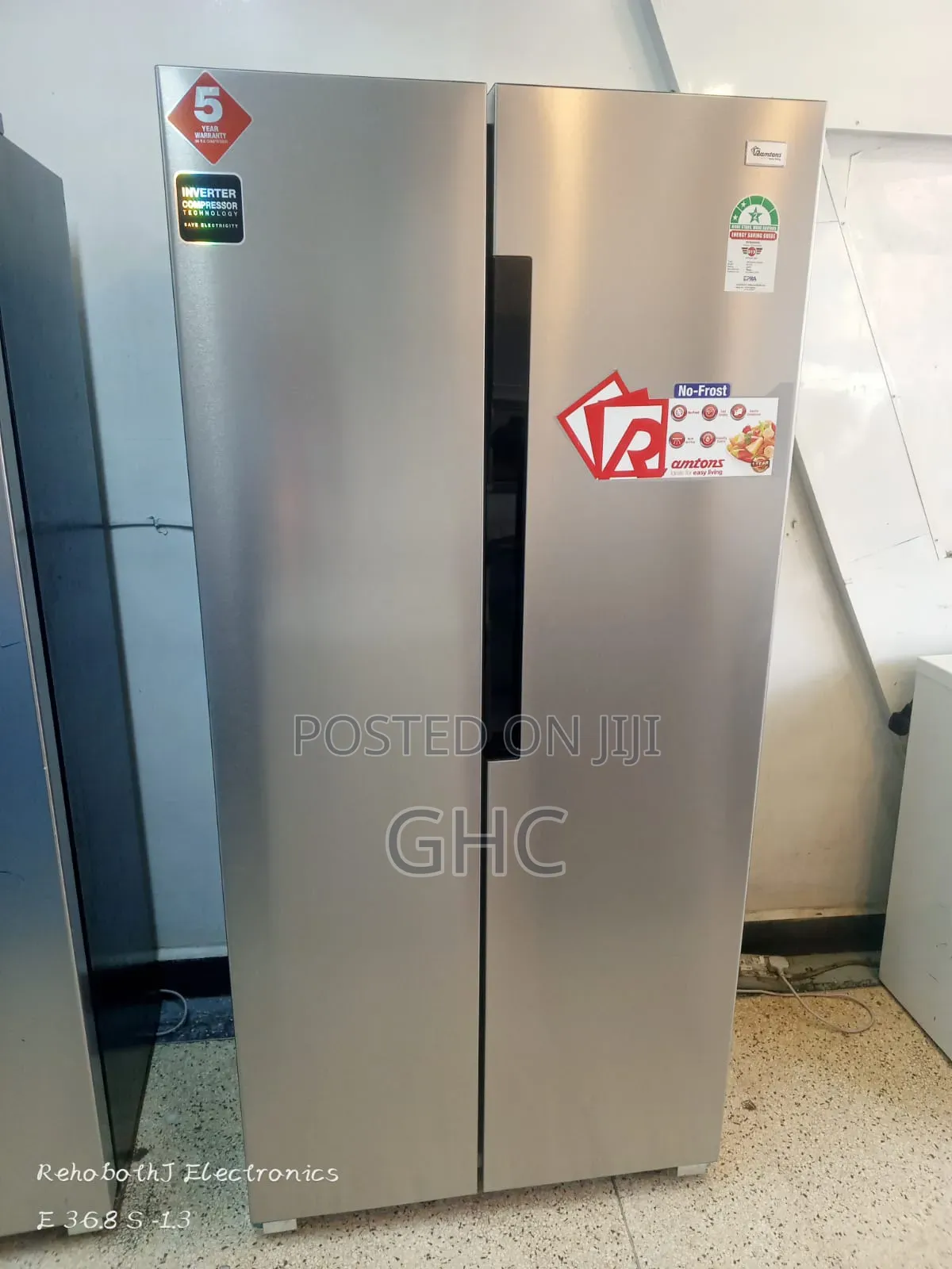 Ramtons Side-by-Side Fridge
