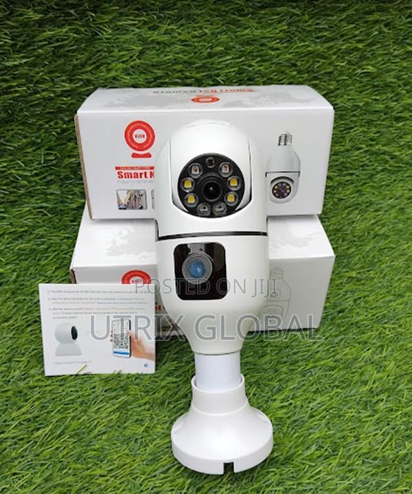 Full Room Coverage Dual Lens Bulb Camera - main view