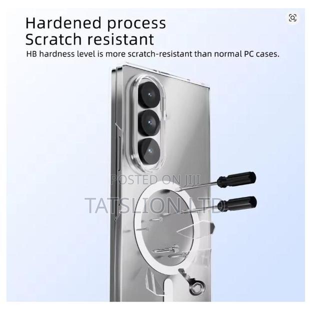 Samsung Galaxy Z Fold 7 Clear Transparent Case Cover - thumbnail 2