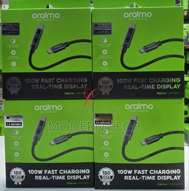 Oraimo Digiline 100w Type-C to Type-C Data Cable - main view
