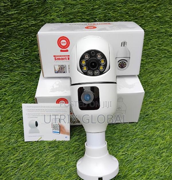 080p Dual Lens Bulb Camera Night Guard
