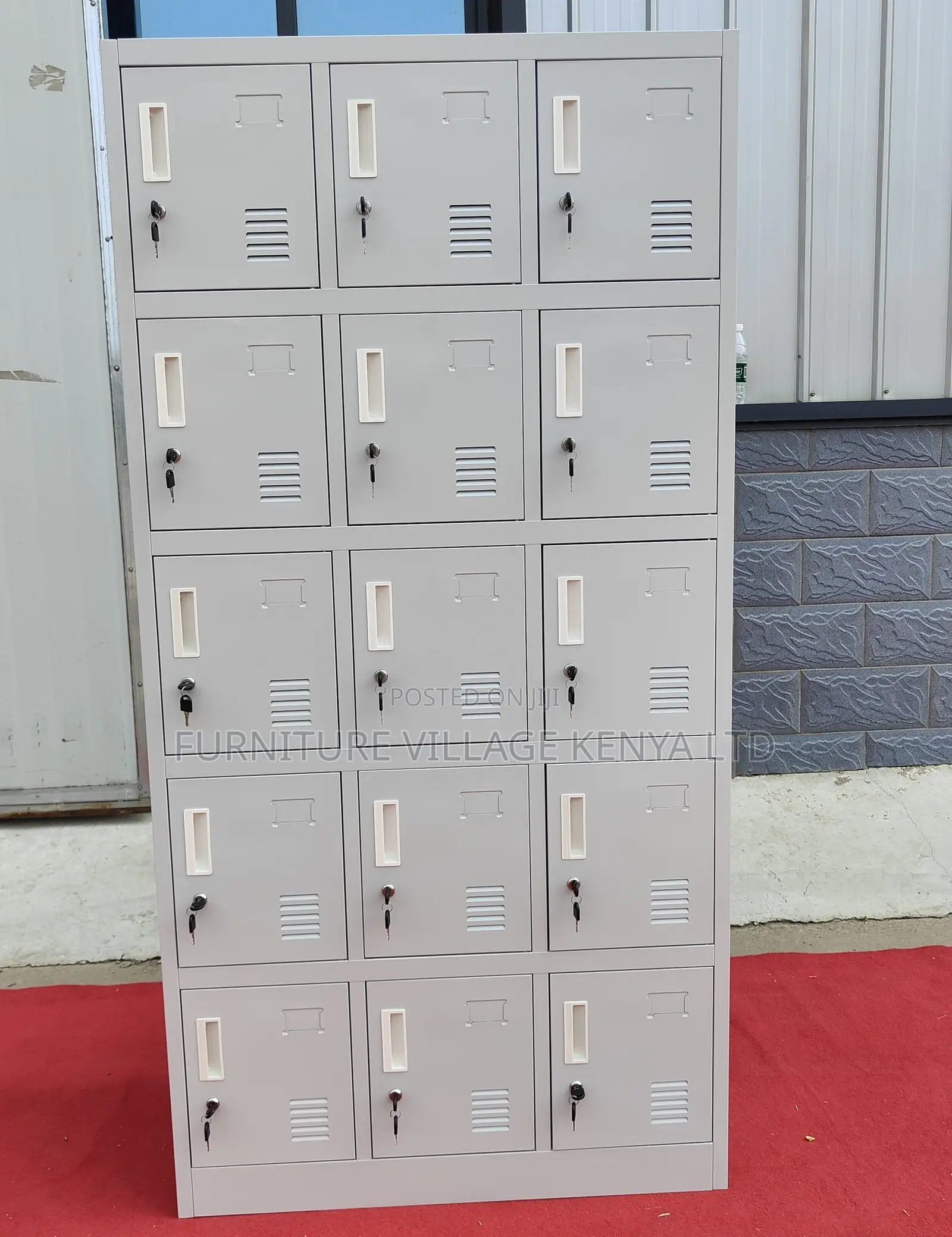 15-lockers Steel Office Cabinet