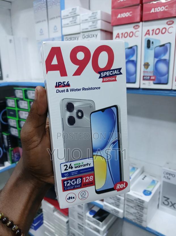 New Itel A90 128 GB Black - thumbnail 3