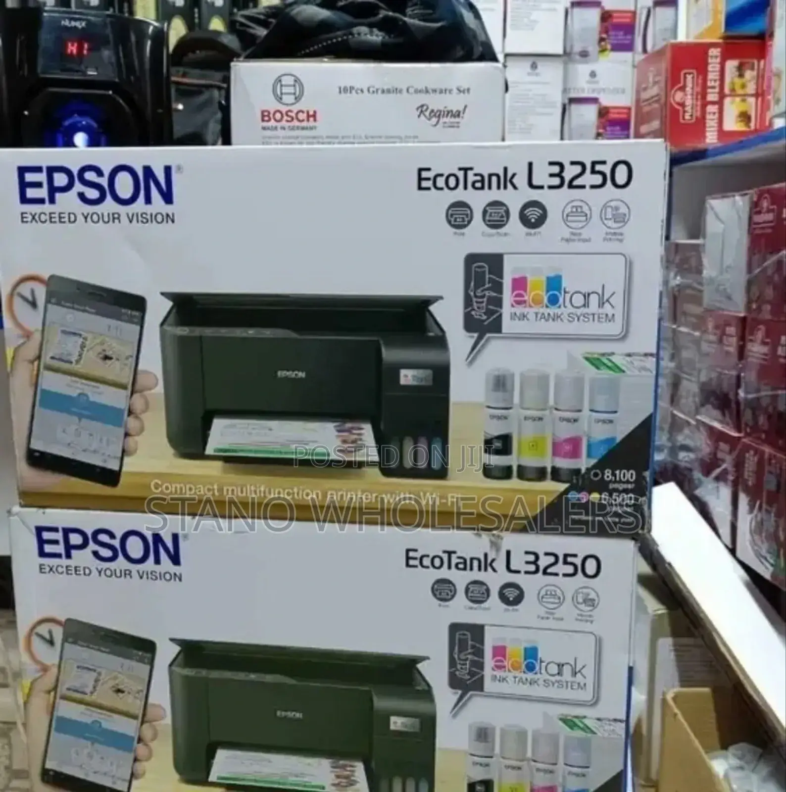 Restocked Eco Tank Epson L3250 Printer P/7