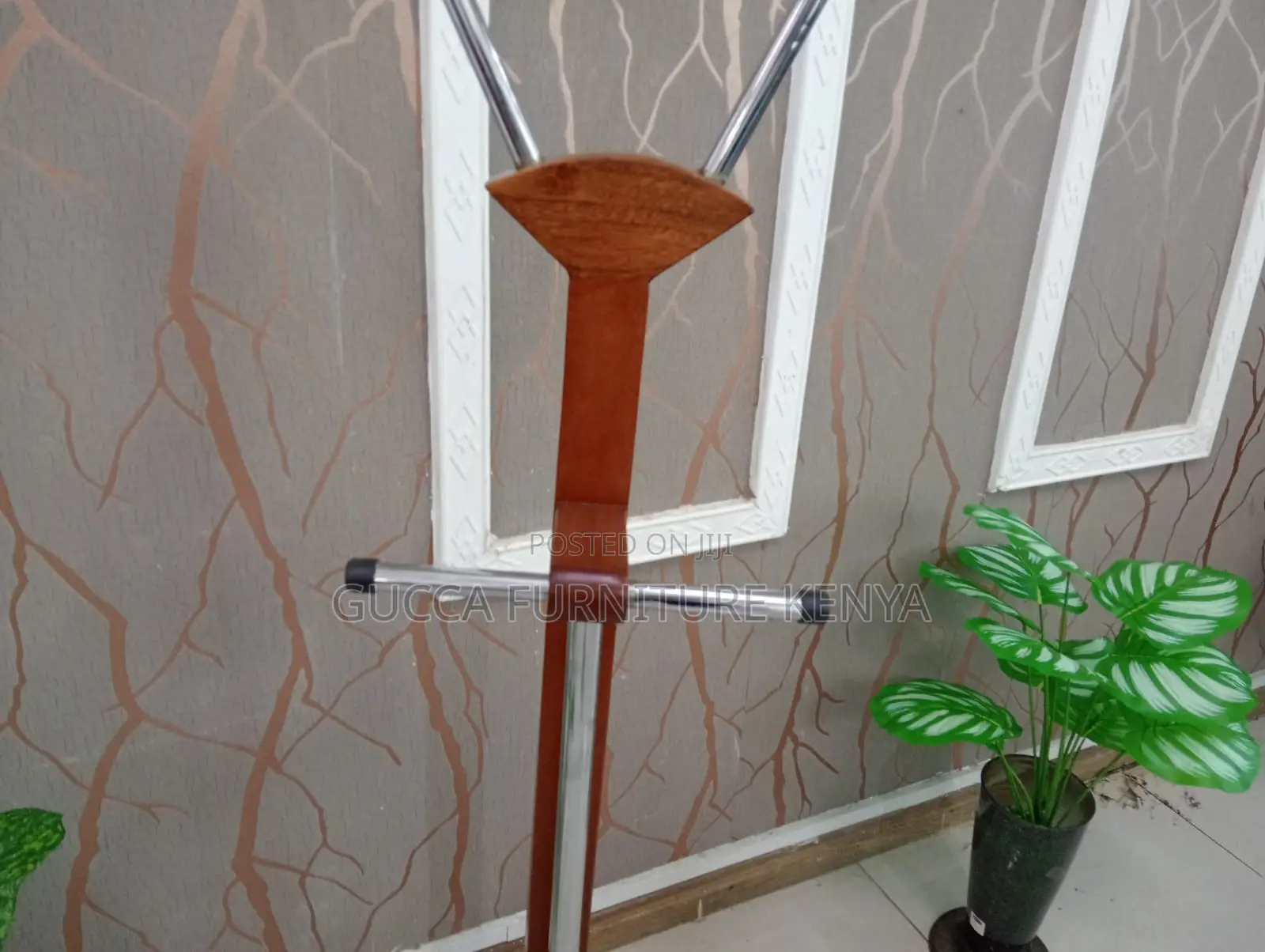 Executive Mahogany Office Coat Hanger