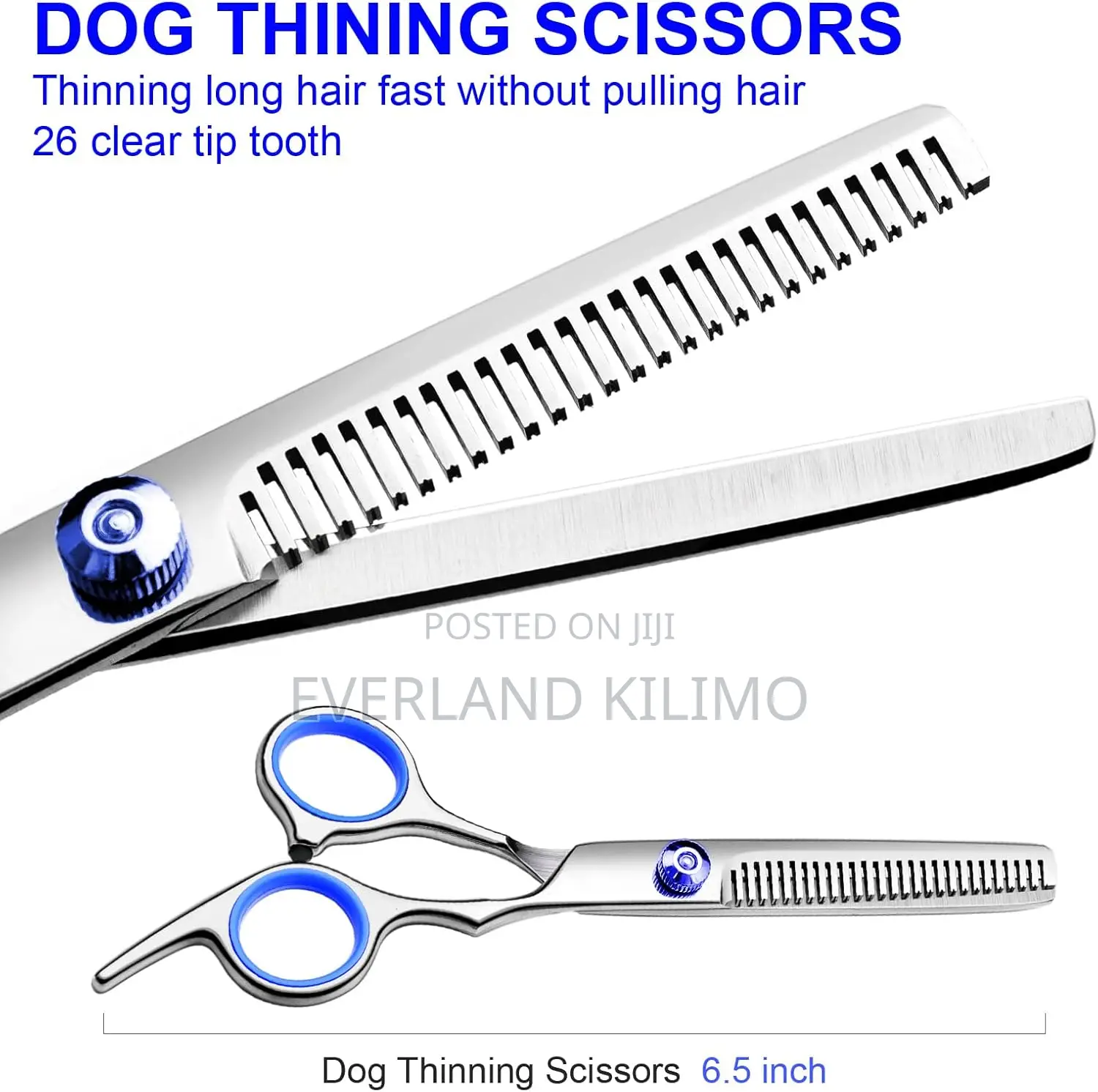Grooming Scissors (Serrated)