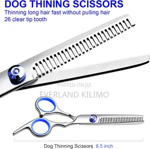 Grooming Scissors (Serrated)