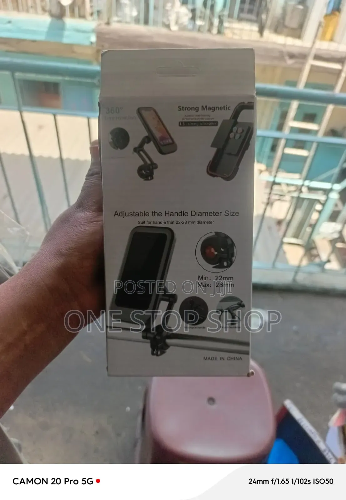 Motorbike Handle Bar Mount Waterproof Phone Holder