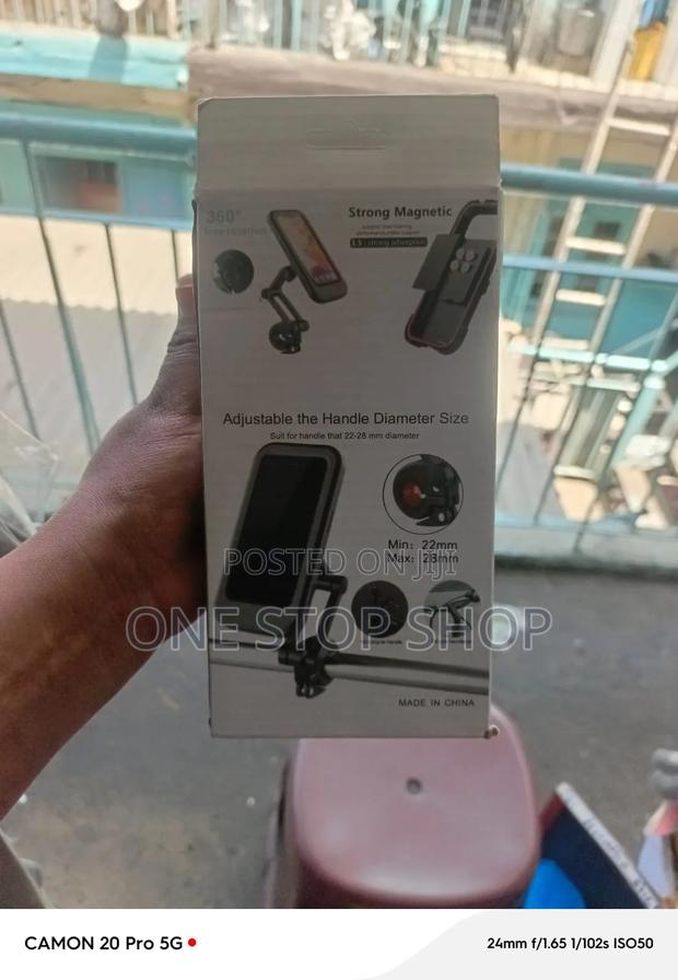 Motorbike Handle Bar Mount Waterproof Phone Holder - thumbnail 2