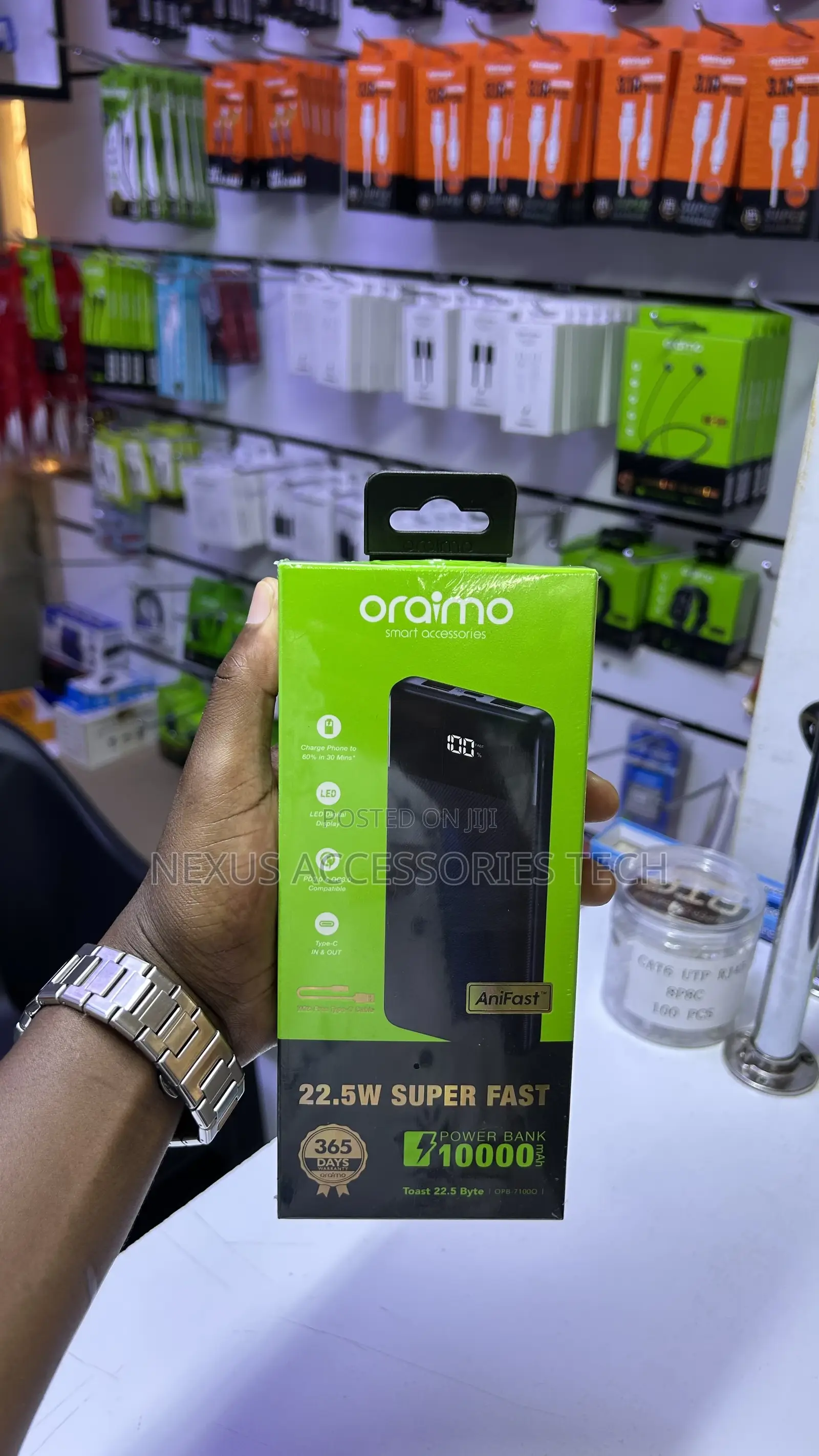 Oraimo Toast 22.5 Byte Opb-7100q 10,000mah Powerbank–22.5w Type-C Fast
