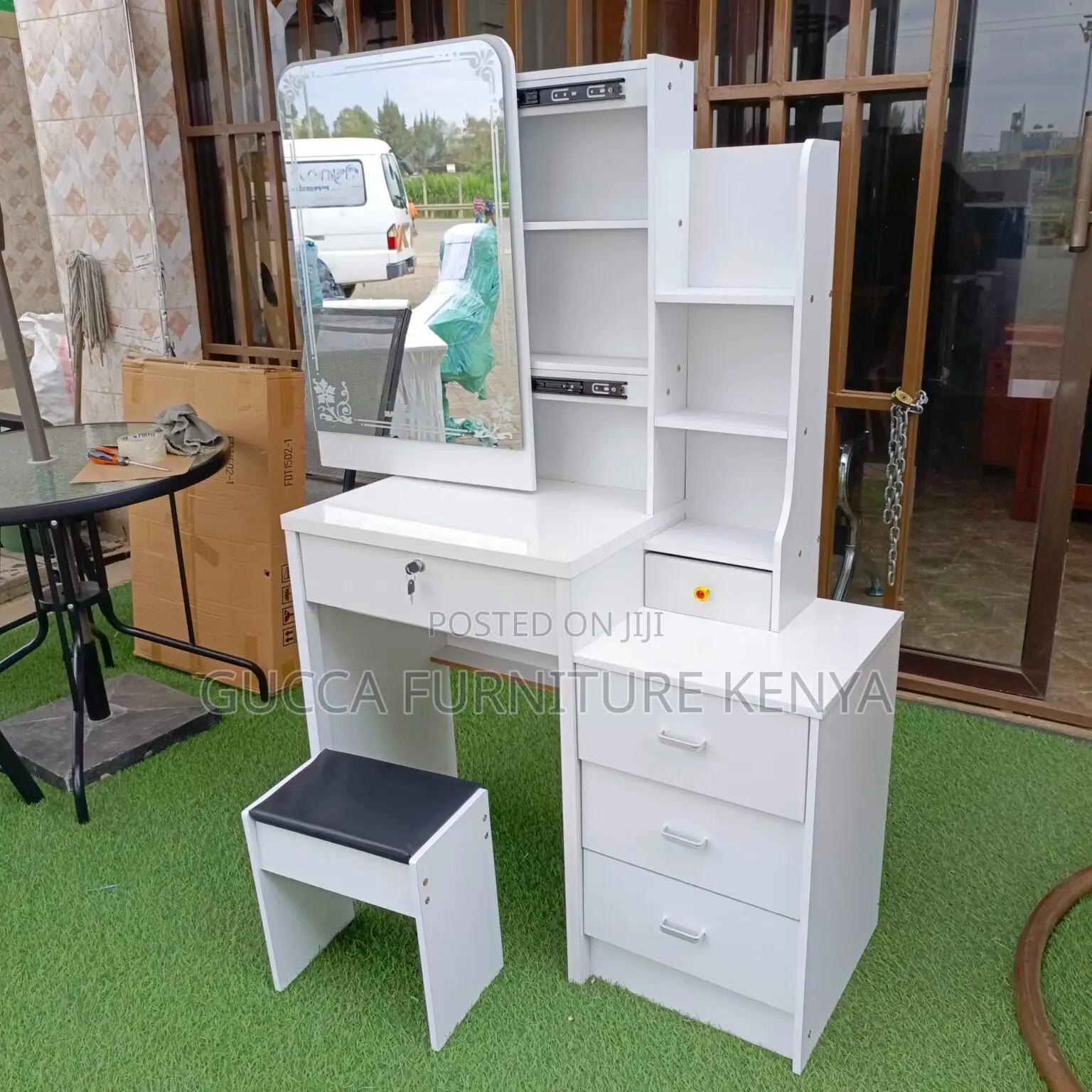 Imported White Vanity Make Up Dressing Table