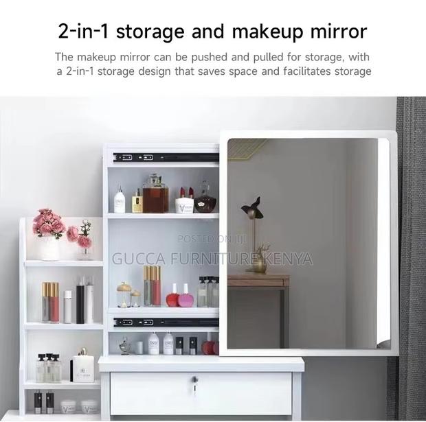 Imported White Vanity Make Up Dressing Table - thumbnail 7