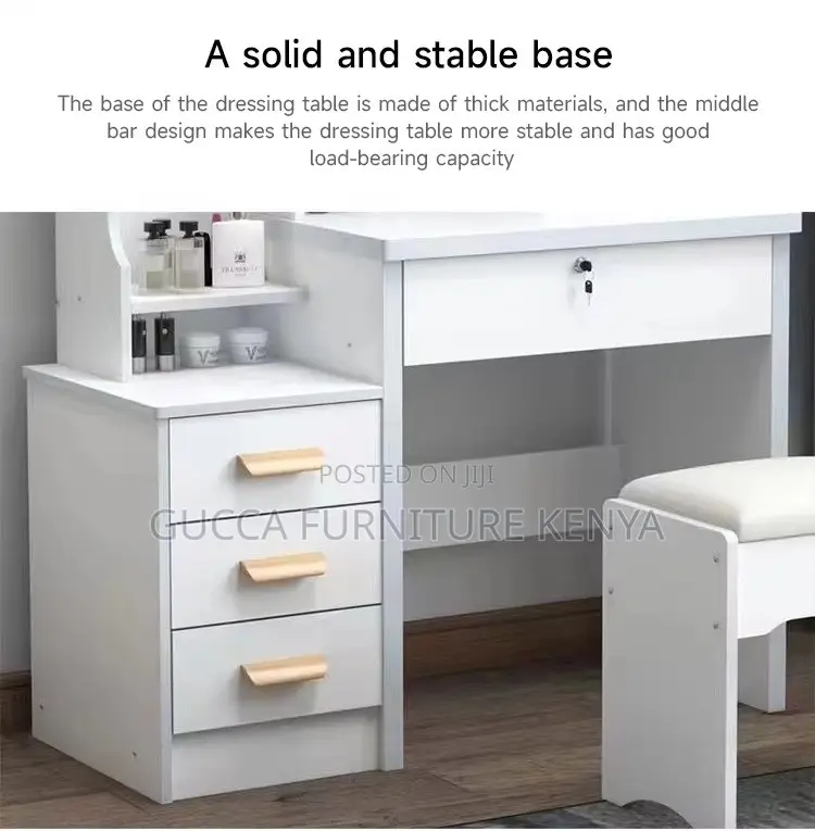 Imported White Vanity Make Up Dressing Table