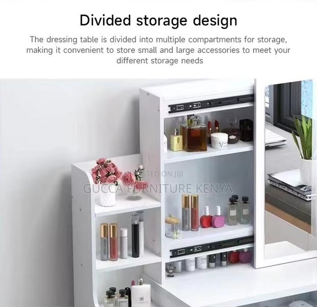 Imported White Vanity Make Up Dressing Table - thumbnail 9