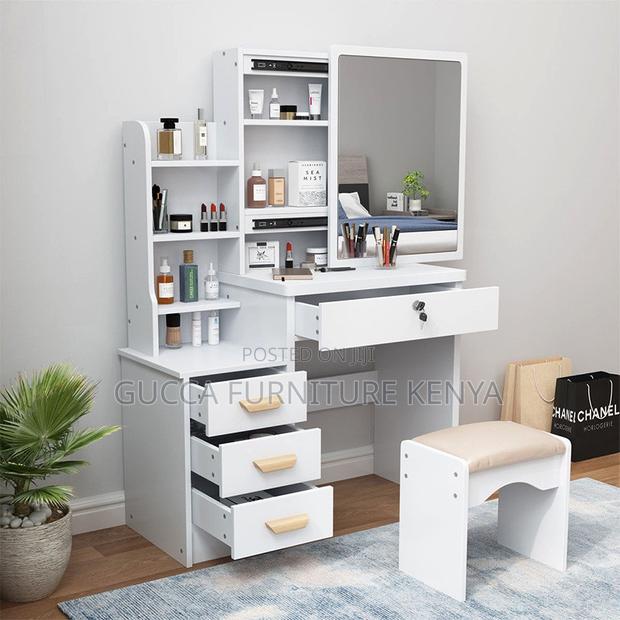 Imported White Vanity Make Up Dressing Table - thumbnail 12