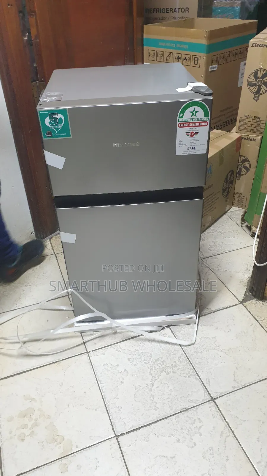 Hisense Fridge 91 Liters Double Door Ref91dr (2yrs Wrty)