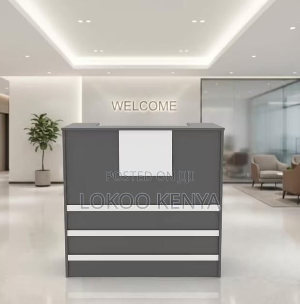 Reception Desk; 1.2 M Customised Modern Designed Reception Table