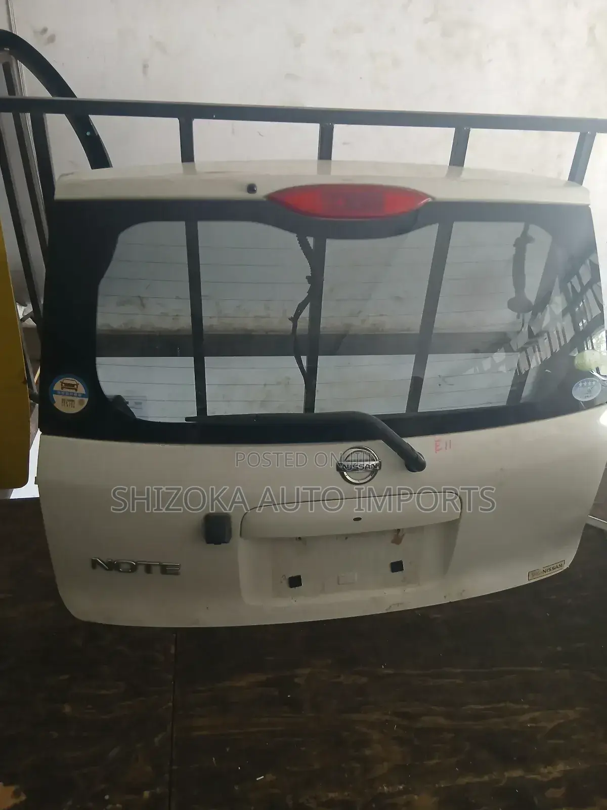 Nissan Note E11 Tailgate / Boot Door 2005–2012 Original Ex-Japan