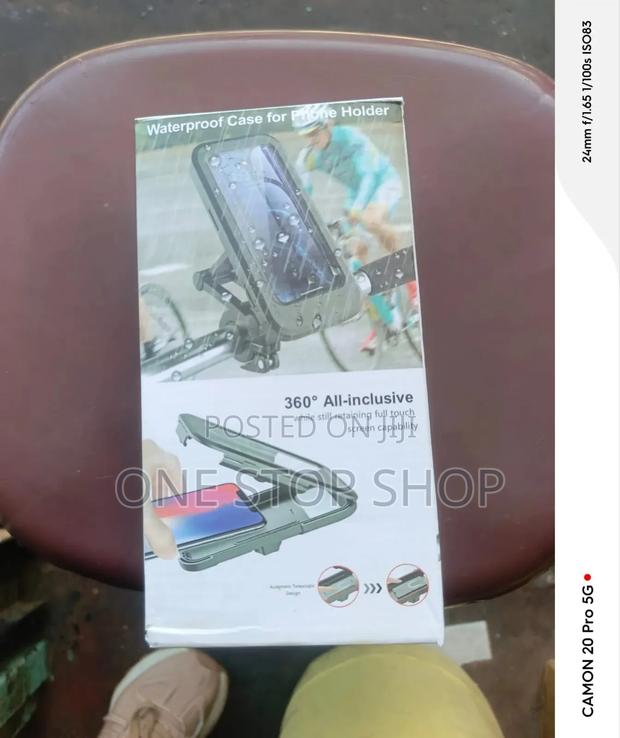 Waterproof, Retractable,Height Adjustable Bike Phone Holder - thumbnail 2