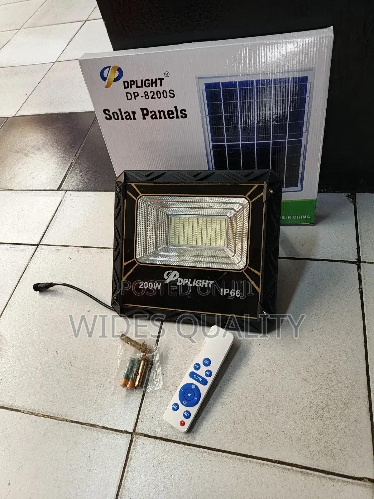 200w Solar Flood Light. Security Automatic Floodlight