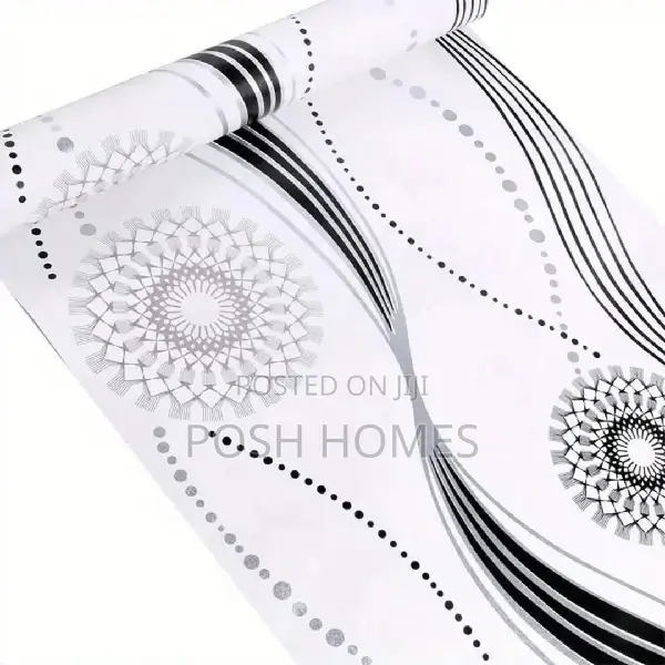 Black and White Self Adhesive Wallpapers
