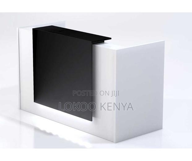 Reception Desk; 1.2 M Customised Modern Designed Reception Table - thumbnail 2
