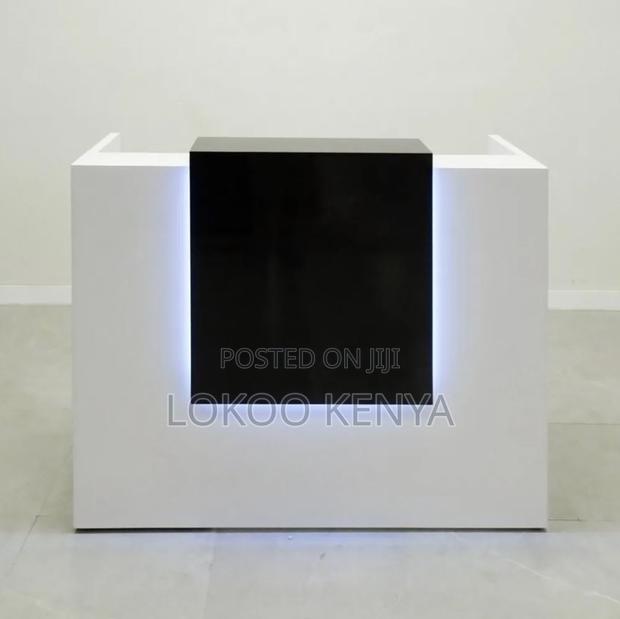 Reception Desk; 1.2 M Customised Modern Designed Reception Table - thumbnail 3