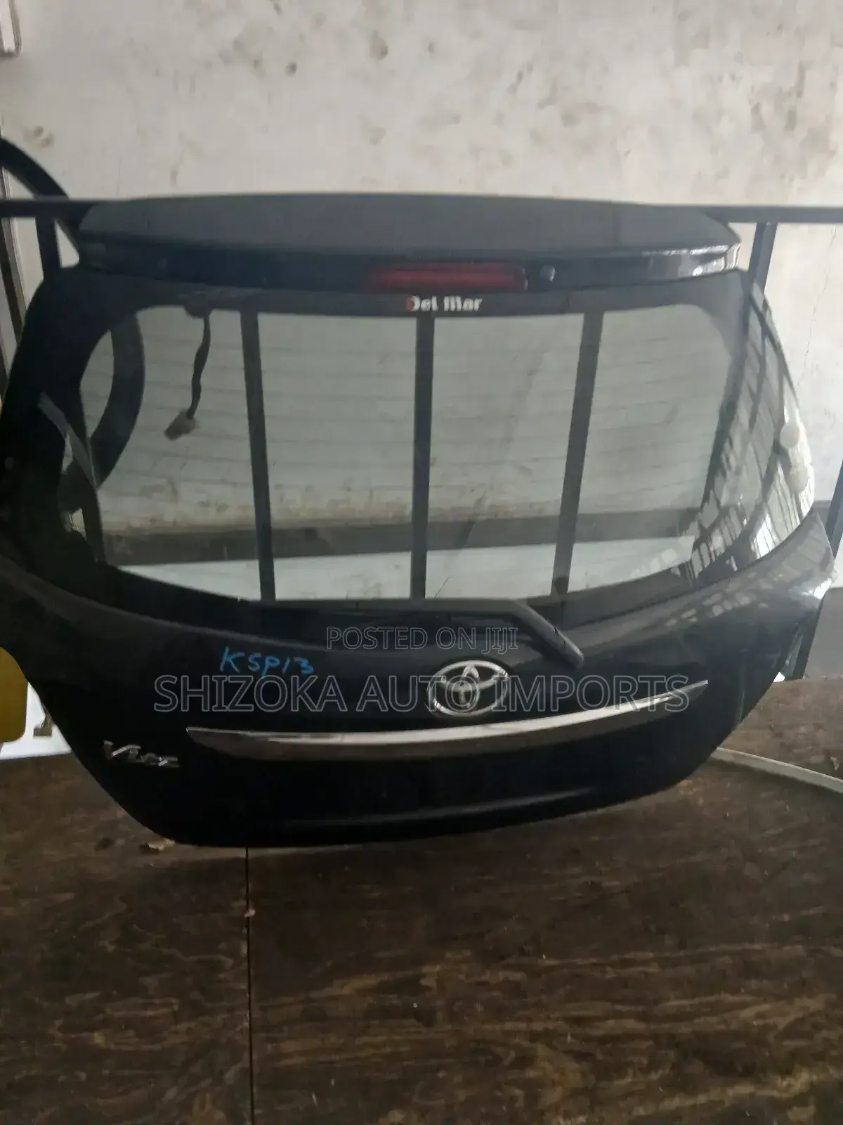 Toyota Vitz Ksp130 Tailgate / Boot Door 2010–2017 Original Ex-Japan