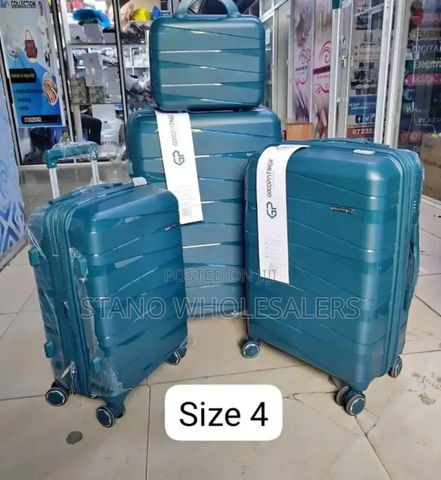 Unbreakable Rubber Suitcase - 4 in 1