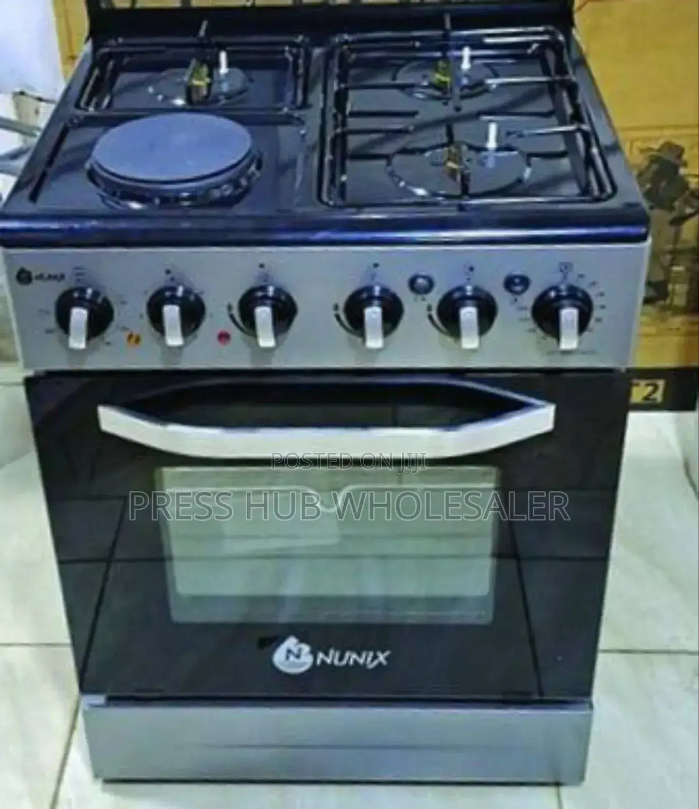 Nunix 60x60cm Free-Standing Cooker
